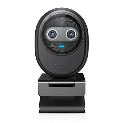 EMEET Piko 4K Webcam for Streaming, World’s 1st Dual-Camera AI-Powered 4K Camera w/AI Autofocus, 3 Mics Array&3 Sound Modes, USB Webcam with Clip, Great for Streaming, Desk Setup - style: Piko w/ 3 Mics 3 Sound Modes
