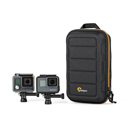 Lowepro Hardside CS 60 Case for Small Drone, Mirrorless Cameras or 2 Action Cameras, 1-2 Lenses, Accessories, 14.00 x 8.51 x 22.71 cm, Black - size: Hardside CS 60