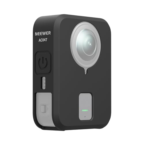 NEEWER Silicone Protective Case for Osmo 360, Nonslip Soft Stable Anti Scratch Camera Sleeve Cover Protector Accessory with Unobstructed Access, Compatible with DJI OSMO 360 Action Cam, AC047 - style: Protective Case