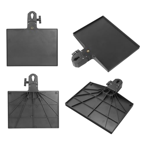 Microphones Sound Card Stand Tray for Music Interfaces Accessories with Strong Clamp Fit for 13-47mm Tube ABS Build