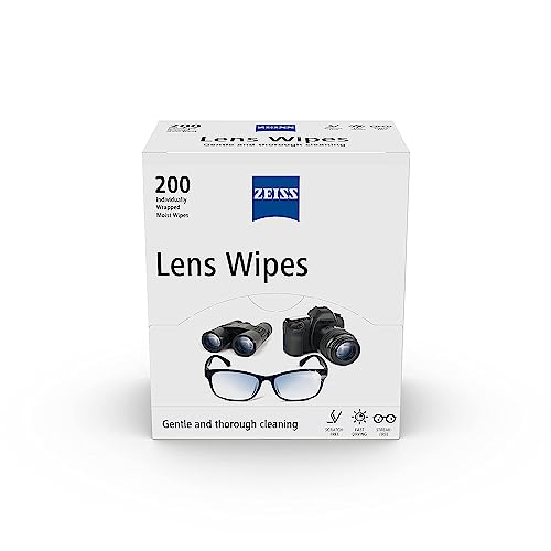 Zeiss Pre-Moistened Lens Cleaning Wipes, 400 count (Pack of 2) - size: 400 Count (Pack of 2)