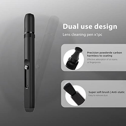 VSGO 11-in-1 Mirrorless Camera Cleaning Kit for Canon,Nikon,Sony,Samsung,Fuji DSLR Cameras, Air Blower Lens Cleaning Pen Microfiber Cloth and Portable Bottle Included (VS-A8E) - size: VS-A8E-for Lens