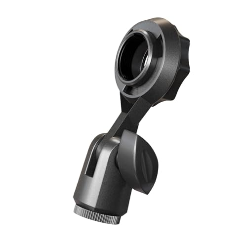Microphone Clip - Universal Flexible Clamp Build, Reliable Positioning Tool, Lightweight Anti Skid Holder Attachment, Strong Stability Mounting System | Portable Audio Setup Device For Travel