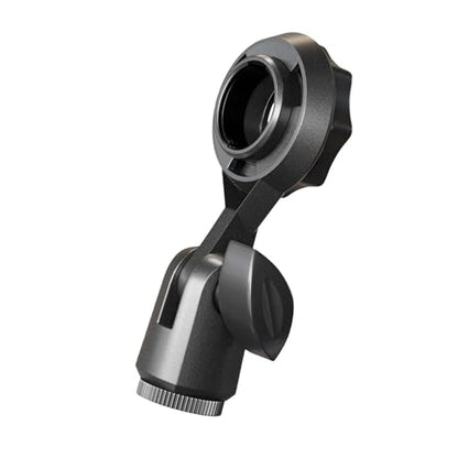 Microphone Clip - Universal Flexible Clamp Build, Reliable Positioning Tool, Lightweight Anti Skid Holder Attachment, Strong Stability Mounting System | Portable Audio Setup Device For Travel