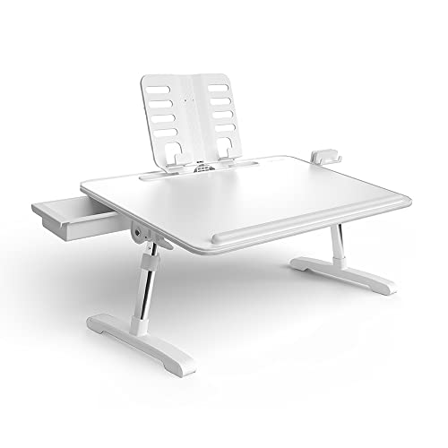 Limitless TotalDesk Portable Workstation and Lap Desk with Adjustable Height & Tilt (White) - color: White