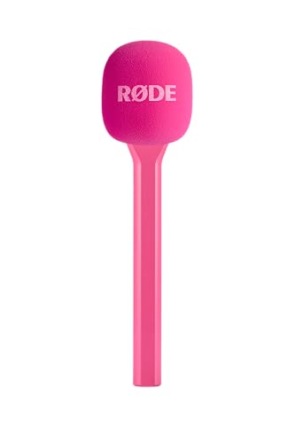 RØDE Interview GO Handheld Adaptor for RØDE Wireless Microphones (Pink) - color: Pink