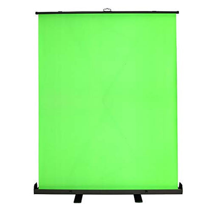 Streaming/Video Background Green Screen – Pull-Up Backdrop in Case