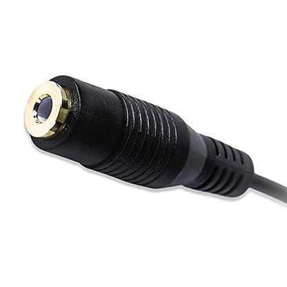 3.5mm Female to Male 5-Pin Mini USB Microphone Adapter, Audio Transfer Adapter Cable Cord, Compatible with GoPro Action Cameras with Mini USB Port, GoPro Hero 3 3+ 4 (Adapter Only)