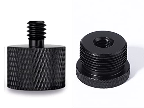 Donuts Mic Stand Adapter 5/8 to 1/4 and 1/4 to 5/8 Screw Thread Adapter Microphone to Tripod Adapter