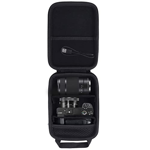 Aenllosi Hard Carrying Case Compatible with Sony Alpha a6000 / a6300 / a6400 / a6500 / a6600/a6700 Mirrorless Digital Camera (Case Only) - size: for Sony Alpha a6000/a6400