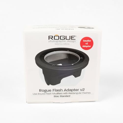 Rogue Magnetic Light Modifier (Rectangular Flash Adapter v2: Standard) | Attach the Flash Adapter v2 Standard to your rectangular speedlights and flashes to use Rogue magnetic modifiers - color: Rectangular Flash Adapter v2: Standard