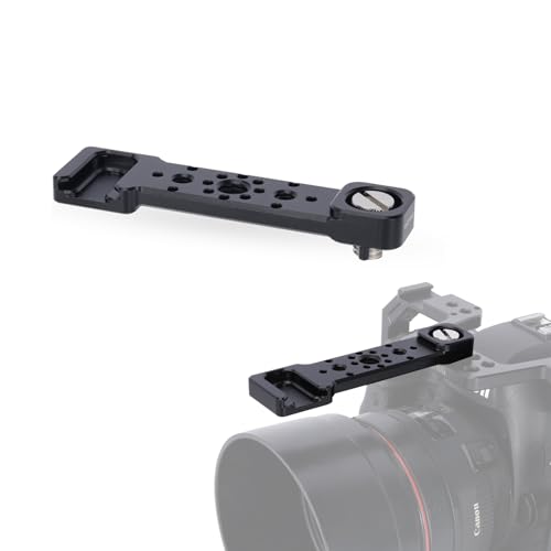 NICEYRIG Cheese Plate Cold Shoe Bar for ARRI Locating Hole - 609 | Camera Accessory Easy Expansion Bracket Applicable for Power Bank Clamp, Field Monitor Mount, Magic Arm, Microphone, LED