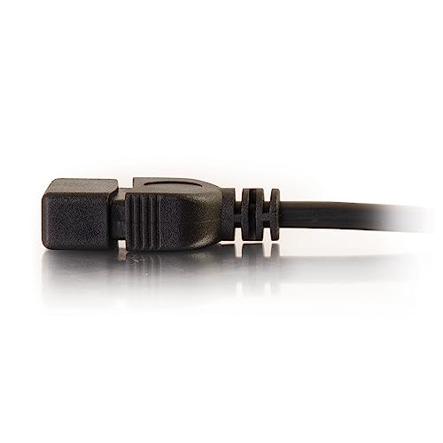 C2G 52107 USB A to A Long USB Extension Cable, 6.56 Feet (2 Meters), Black (Pack of 2) - color: Black, size: 6.6 Feet (Pack of 2), style: USB A Male to A Female