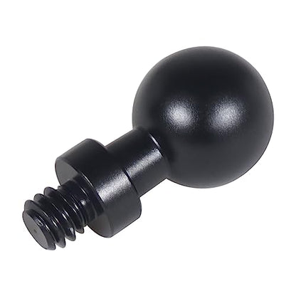 20mm/17mm/15mm/13mm to 1/4 Screw/Hole Ball Head Mount Adapter for Action Camera Photography Accessories (15mm to 1/4 Screw) - size: 15 mm to 6.35 mm Screw