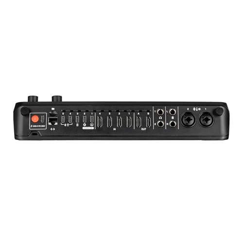 RODECaster Video All-in-One Production Console + 64GB Micro SD Memory Card + 10 Foot XLR + Cable Management Ties + Video Cable + 1/4 TRS + Microfiber Cloth (Bundle)