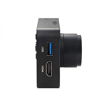 MOKOSE 12MP HDMI Camera 1080P USB HD Streaming Webcam, Recording 4K@30FPS Industry C/CS-Mount Camera with 3.2mm No Distortion Manual Lens