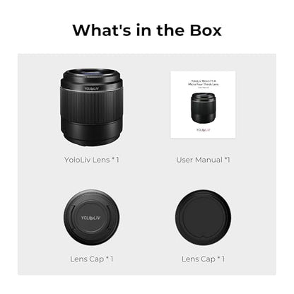 YOLOLIV 18mm F1.4 Micro Four Thirds Lens - style: 18mm Lens Only
