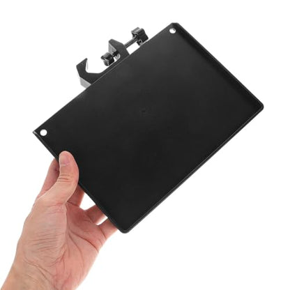 Adjustable Instrument Performance Stand Tray with Space Saving Plastic Sound Card Slot, Desktop Microphone Stand Accessory for Small Areas and Live Broadcasts