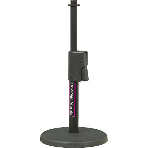 OnStage On-Stage DS7200QRB Quick-Release Adjustable Desktop Microphone Stand