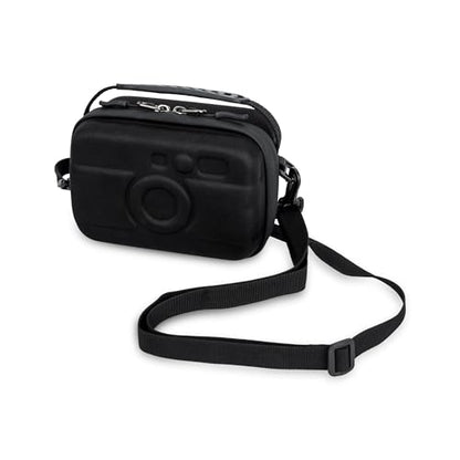KIWIFOTOS EVA Camera Case for Fuji X100VI Lumix L10 ZV-E10II | Compact Camera Bag for A6700 Leica Sofort 2 PowerShot V1 V10 G7X Mark II - color: EVA Camera Case Black