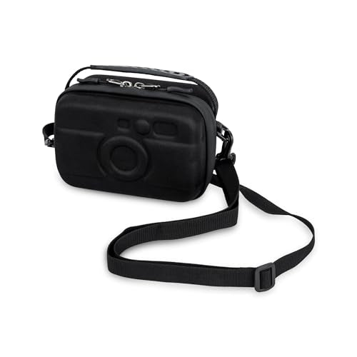 KIWIFOTOS EVA Camera Case for Fuji X100VI Lumix L10 ZV-E10II | Compact Camera Bag for A6700 Leica Sofort 2 PowerShot V1 V10 G7X Mark II - color: EVA Camera Case Black
