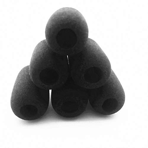 Microphone Covers Compatible with Lightspeed Aviation Pilot Headset Mic Windshield Foam Sponge Windscreen Pack of 10 x