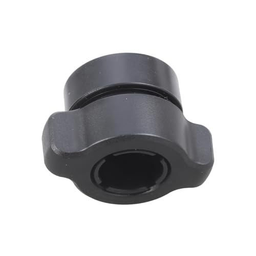 Heavy Duty 17mm Female Ball Socket to 1/4-20 Male Screw Adapter Converter for Camera Mounts Accessories Black