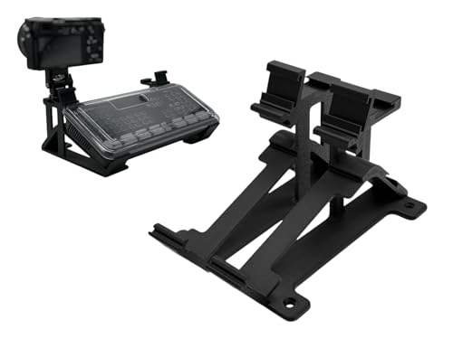 Combo Stand for ATEM Mini Series – 6 Cold Shoe Slots, Slide-On Design, Stable Feet, Dust-Cover Compatible (Third-Party Accessory)