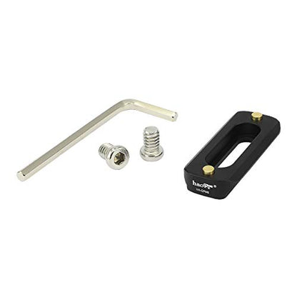 Haoge VA-QR48 Quick Release NATO Rail Plate with 1/4'' Screws for Camera Cage Cheese Plate fit NATO-Compatible Handle Clamp Articulating Arms Monitor Mount - color: 48mm NATO Rail