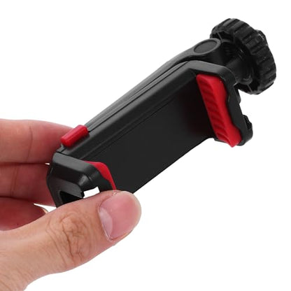 Hot Shoe Phone Clamp and Rotating Phone Holder Adapter for Tripod, Plastic Camera Mount Compatible with DSLR Hot Shoe, Selfie and Vlogging Accessory for Smartphone Photography