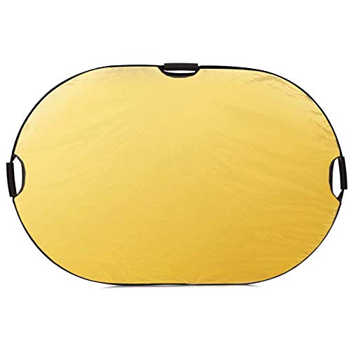 Selens 5-in-1 Oval Reflector with Handle for Photography Photo Studio Lighting & Outdoor Lighting (48 x 72 Inch) - size: 48 x 72 Inch Oval Reflector