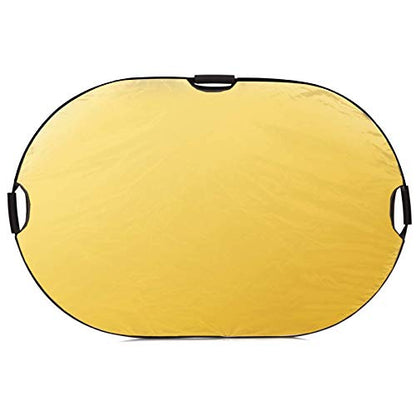 Selens 5-in-1 Oval Reflector with Handle for Photography Photo Studio Lighting & Outdoor Lighting (59 x 78 Inch) - size: 59 x 78 Inch Oval Reflector