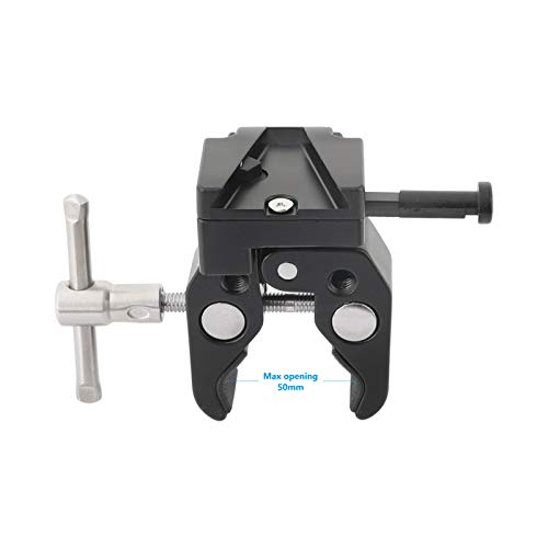 CAMVATE Crab Clamp+V-Lock Mount Quick Release Adapter for DSLR Camera Battery
