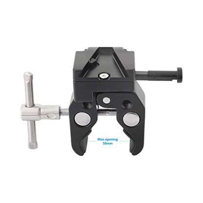 CAMVATE Crab Clamp+V-Lock Mount Quick Release Adapter for DSLR Camera Battery