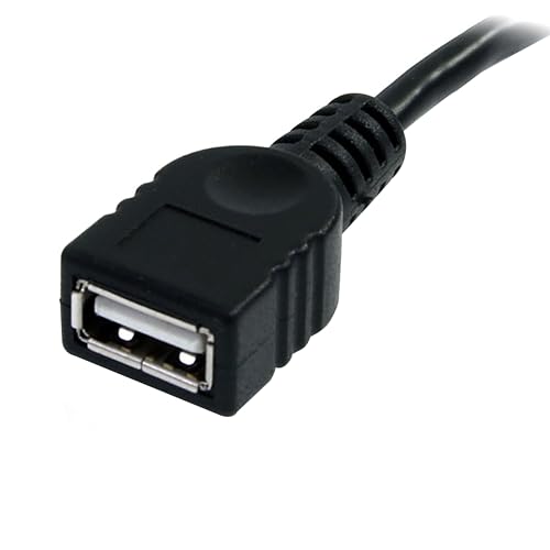 StarTech 6ft USB 2.0 Extension Cable, USB-A M/F, Black (USBEXTAA6BK) - color: Black, size: 6ft
