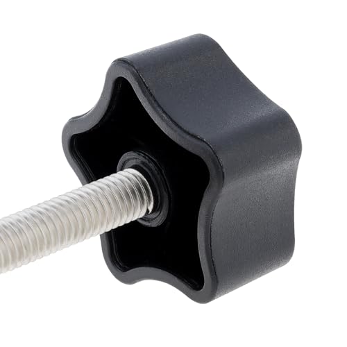 RTNLIT Desk Lamp Clamp, 0.49in/12.5mm 4 Hole Metal Table Mounting Clamp, Universal C Clamp for Magnifying Light/Microphone/Boom Scissor Arm, Fits up to 2-1/2 inches Desktop Thickness(Black) - color: Black