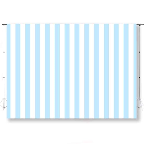 Customize Blue and White Striped Backdrop for Photography | Wedding Boy Girl Kids Birthday Party Photo Studio Props Indoor Outdoor Party Decorations Home Wall Decor Backdrop - color: Blue, size: Customize
