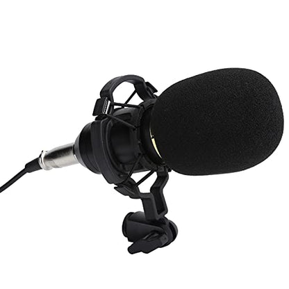 Nikou Microphone Condenser Computer Streaming Broadcasting Singing Device BM800 Recording Kit USB Mic with Shock Mount for Live Broadcast
