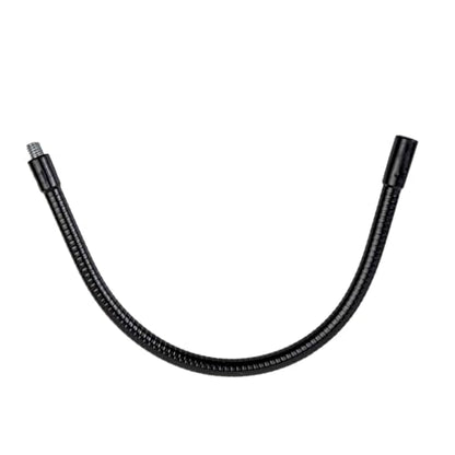 Gooseneck, 2 Pcs 1/4"-20 Female to Male Thread Metal Universal Hose Flexible Arm Gooseneck Tube Extension Holder for Action Camera, Phone, Microphone, Black (12inch) - size: 12inch