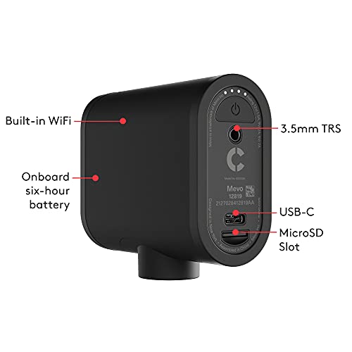Logitech for Creators Mevo Start, Wireless Live Streaming Camera, 1080p HD Video Quality, Intelligent App Control, Stream via LTE or Wi-Fi - Black - style: 1 Pack