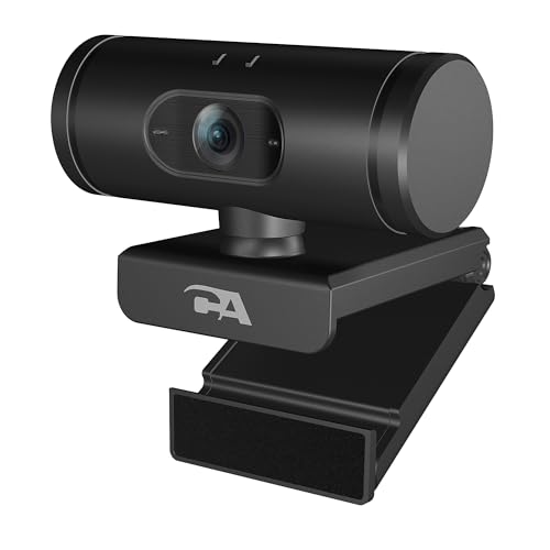 Cyber Acoustics 1080p Full HD Webcam (WC-1000), Designed with No Microphone for Use with Headsets and Speakerphones, Autofocus, Low-Light Correction, USB-A Plug and Play