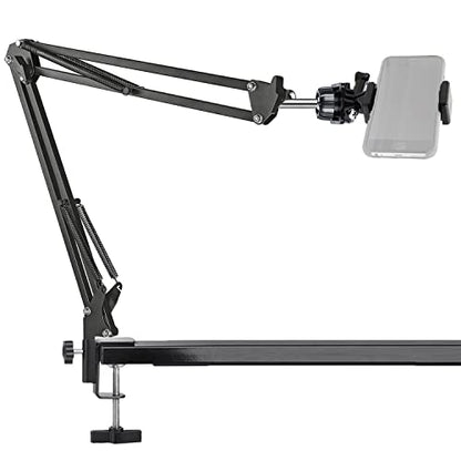 Phone Video Stand,Overhead Camera Mount Compatible with iPhone Samsung Live Streaming,Baking,Craft,Videos,Online Lessons