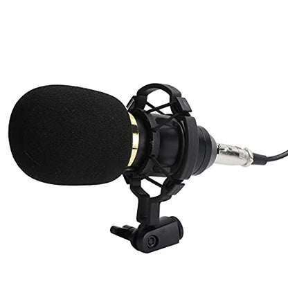 Nikou Microphone Condenser Computer Streaming Broadcasting Singing Device BM800 Recording Kit USB Mic with Shock Mount for Live Broadcast