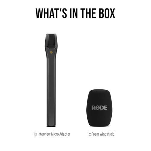 RØDE Interview Micro Handheld Adaptor for Wireless Micro (Black)