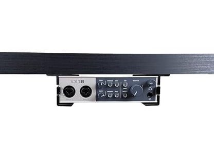 Desk Mount Kit for Universal Audio UA Volt 1, 2, & 4 - Under Desk Mount Brackets with Reversible Clips - Secure Mounting Accessories