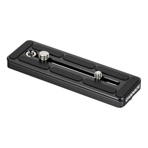 CAMVATE 120mm Quick Release Plate with 1/4"-20 and 3/8"-16 Mounting Screw | Compatible with Arca Swiss for Long Lens Tripod Foot Extension