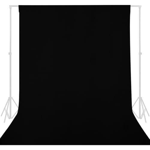 GFCC Black Backdrop - 5FTX7FT Black Photo Backdrop for Photoshoot Background for Photography Screen Video Recording Picture Background - color: Black, size: 5ftx7ft