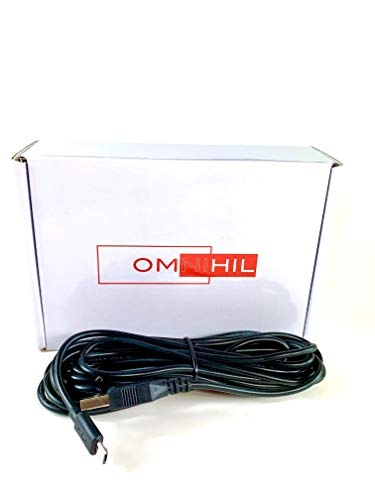 OMNIHIL 15 Feet Long High Speed USB 2.0 Cable Compatible with BUGANI M83