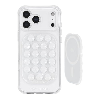 Case-Mate Stick it! Magnetic Suction Mount - Snap-on iPhone Holder - Detachable for MagSafe - Hands-Free Content Creator Essentials for iPhone 17 Pro Max/16 Pro Max/ 15 Pro Max/14 Pro Max - Twinkle - color: Twinkle