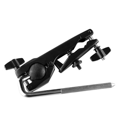 Drum Set Clamp, Cowbell Clamp, Special Effects Drum Clamp with Universal Ball, Drum Clamp Be Used for Toms, Cowbells,Small Percussion Instruments, Percussion Instrument Accessories.
